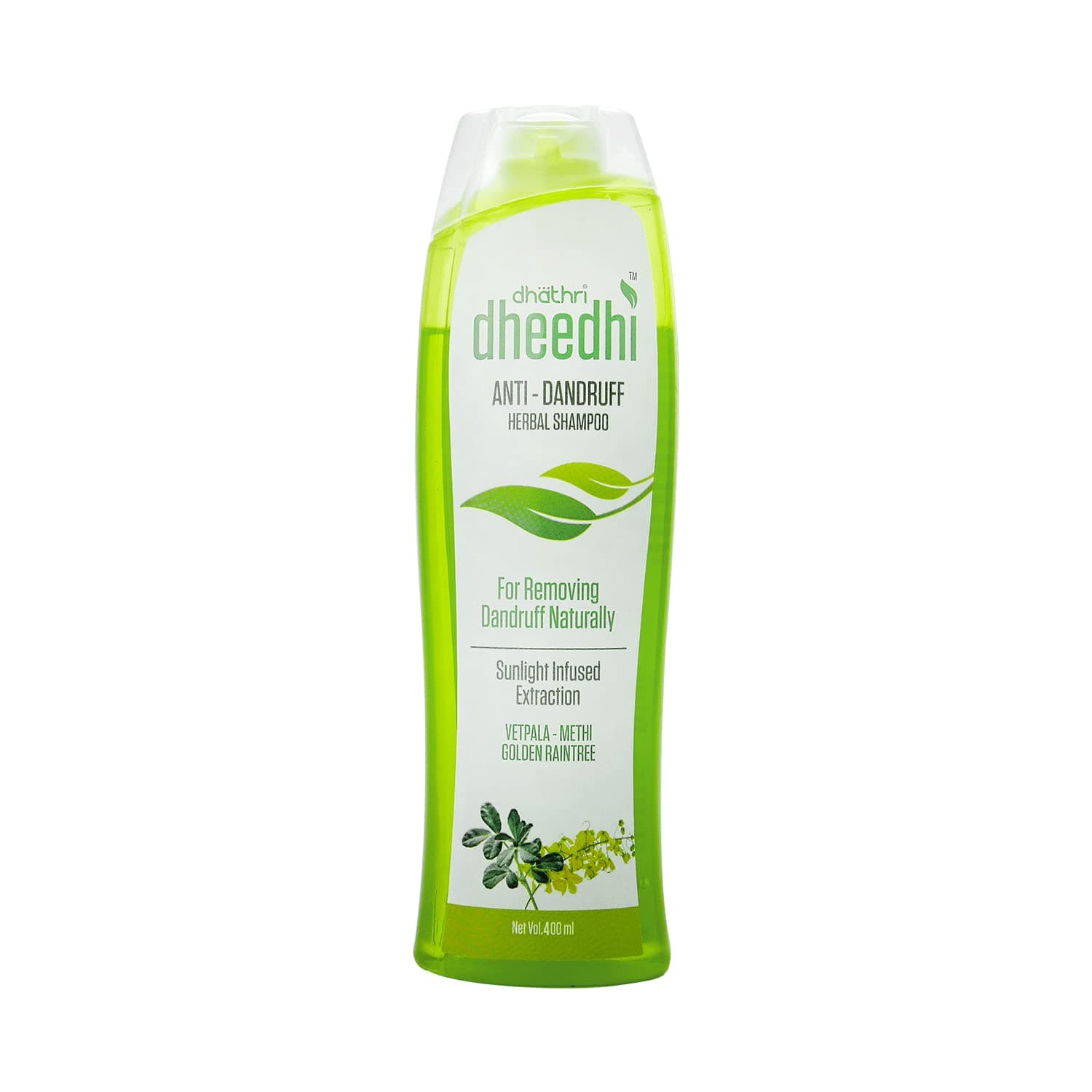 Dheedhi Anti-Dandruff Herbal Shampoo 400 ml