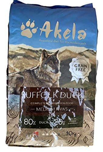 Akela Suffolk Duck VAT free for working dogs (Medium paw 10kg)