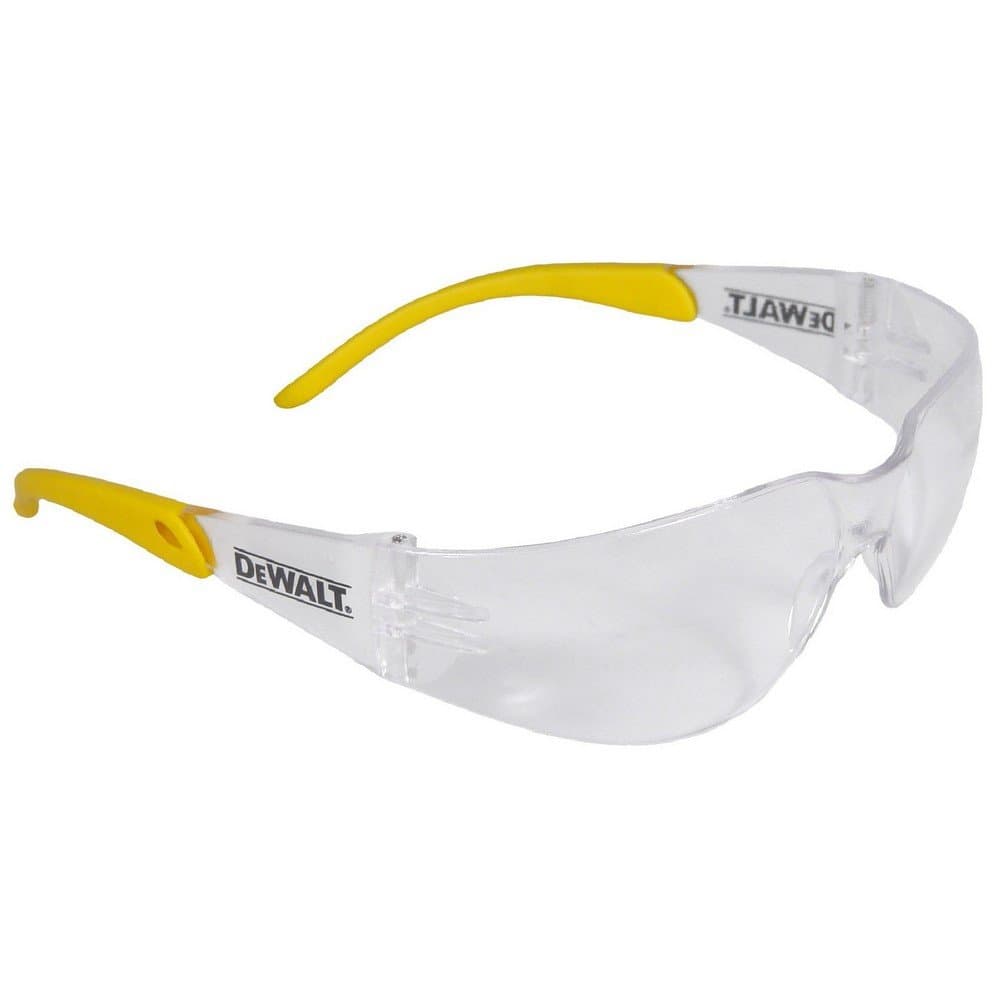 Protector Clear Lightweight Protective Safety Glasses Dpg54 Landscaping Unisex Adult Polycarbonate Rimless Plastic