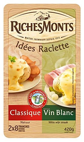 Riches Monts Raclette Tranchee Sans Croute 420g no Crust - Cheese