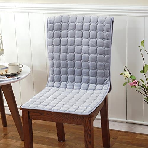 EFRC Padded plush Chair pad cushion one Chair pad cushion piece Chair cover,6