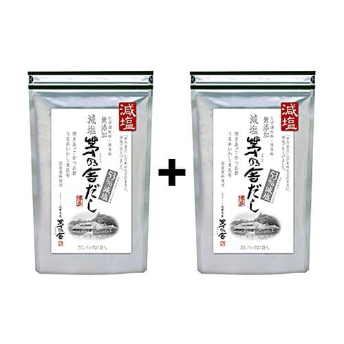 [Value Pack] KAYANOYA Japanese"DASHI" Soup Bags (Salt Reduced Version) 27Pcs 2Packs Value Set