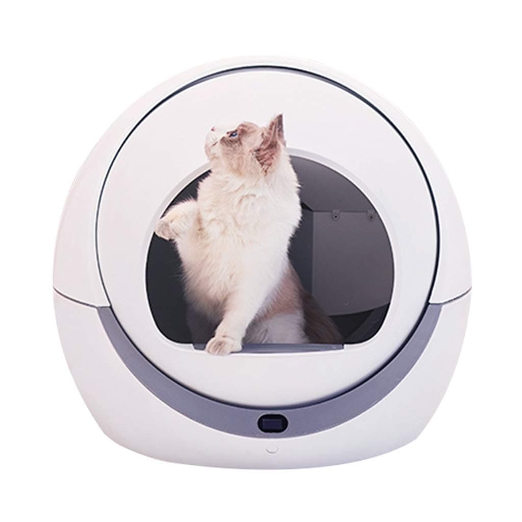 Jlxl Self-cleaning Pet Cat Litter Box Tray Deodorant Cat Toilet Nest Training System Easy Clean Filter Pan Waterproof Space Capsule