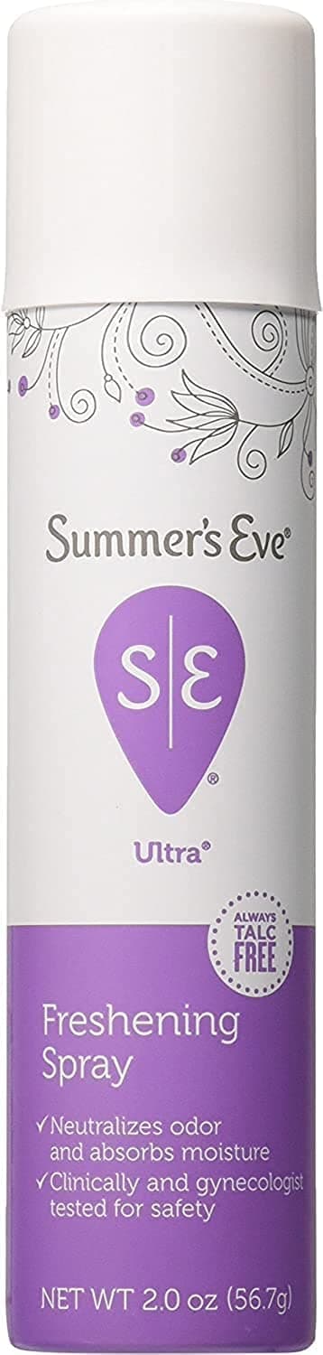 Summer's Eve Ultra Freshening Spray | 5 in 1 | 2 oz Size | Clinically Tested Safe Scents