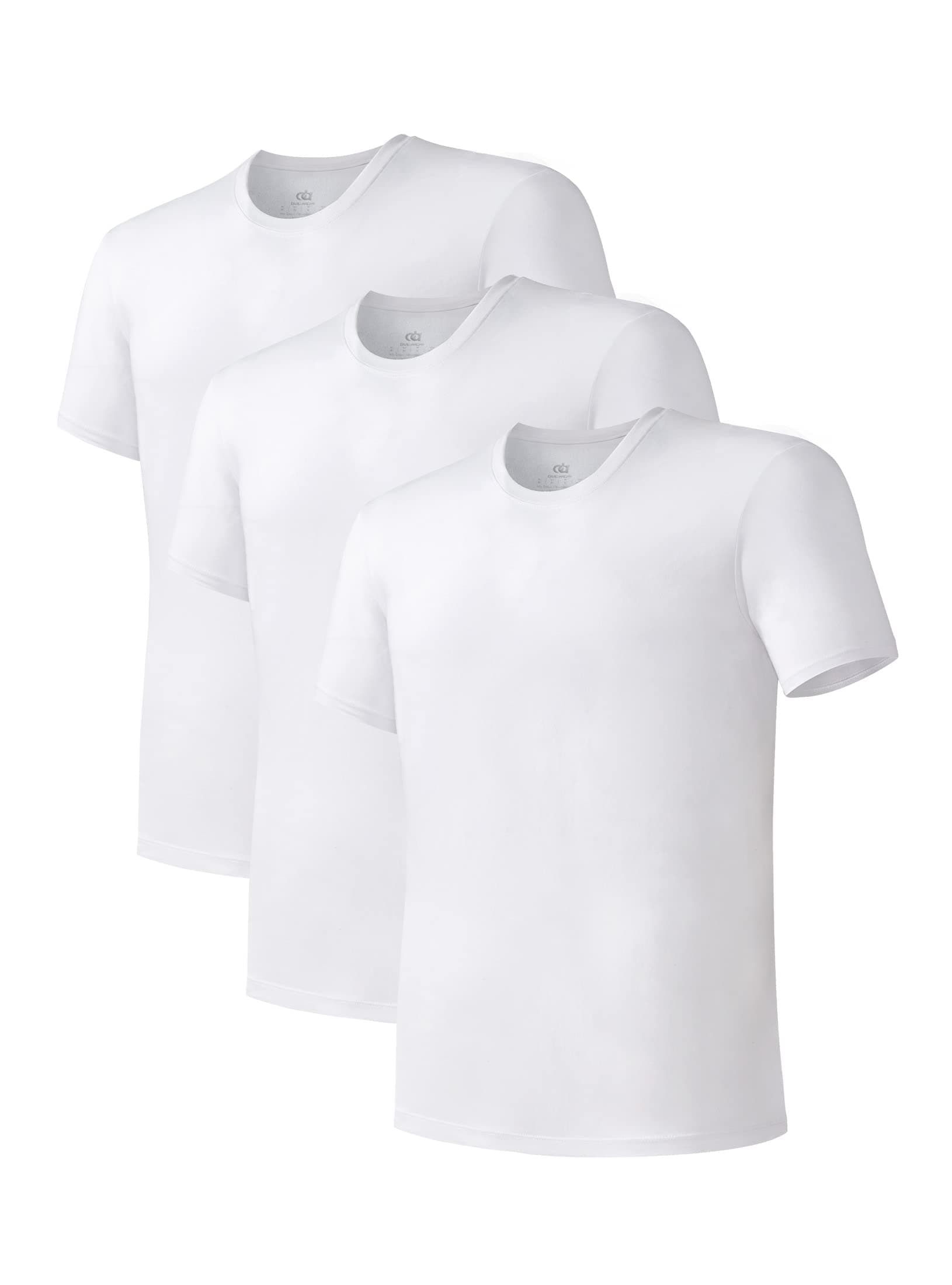 Men's Moisture-Wicking Crewneck Undershirt 3 or 5 Pack