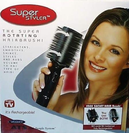 REVO SUPER STYLER ROTATING 2 BRUSH HAIR SYSTEM
