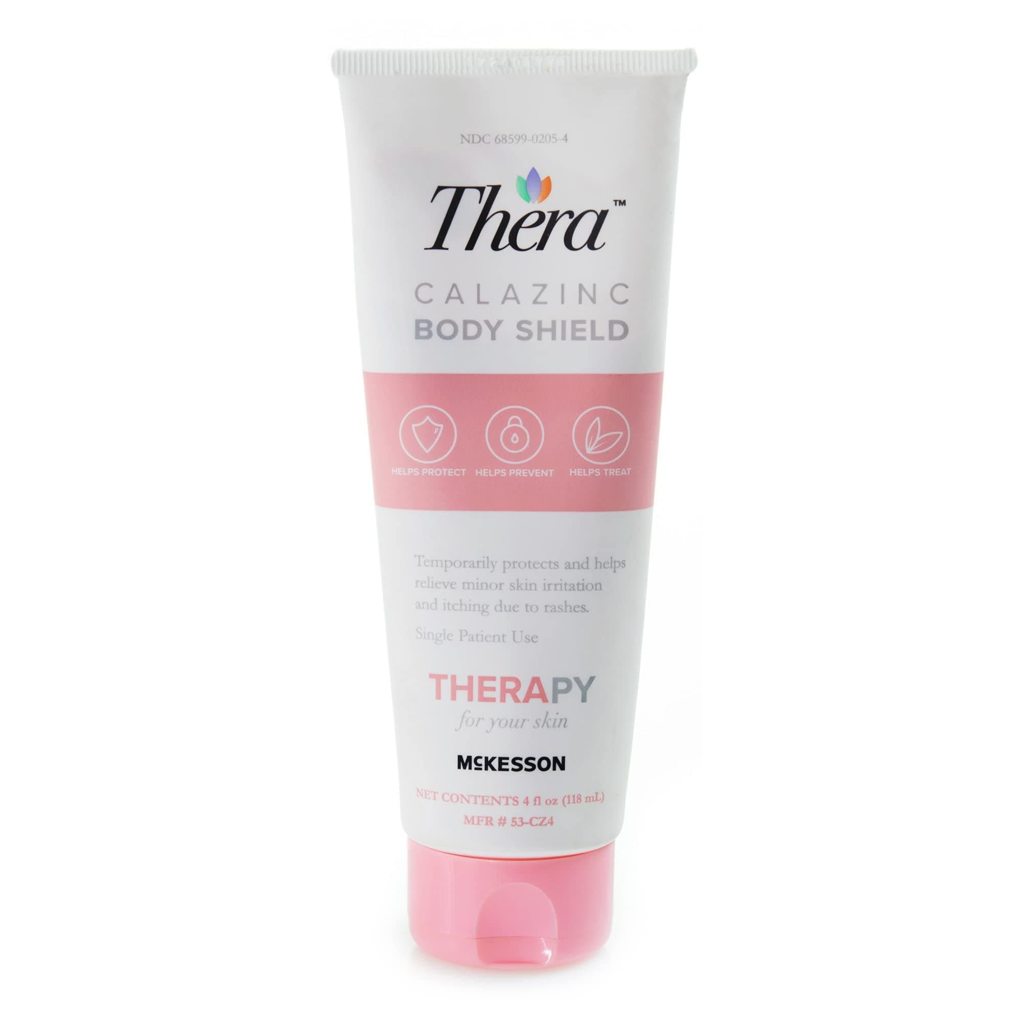 Thera 53-CZ4 Calazinc Body Shield Skin Cream, 4 Ounce Tube
