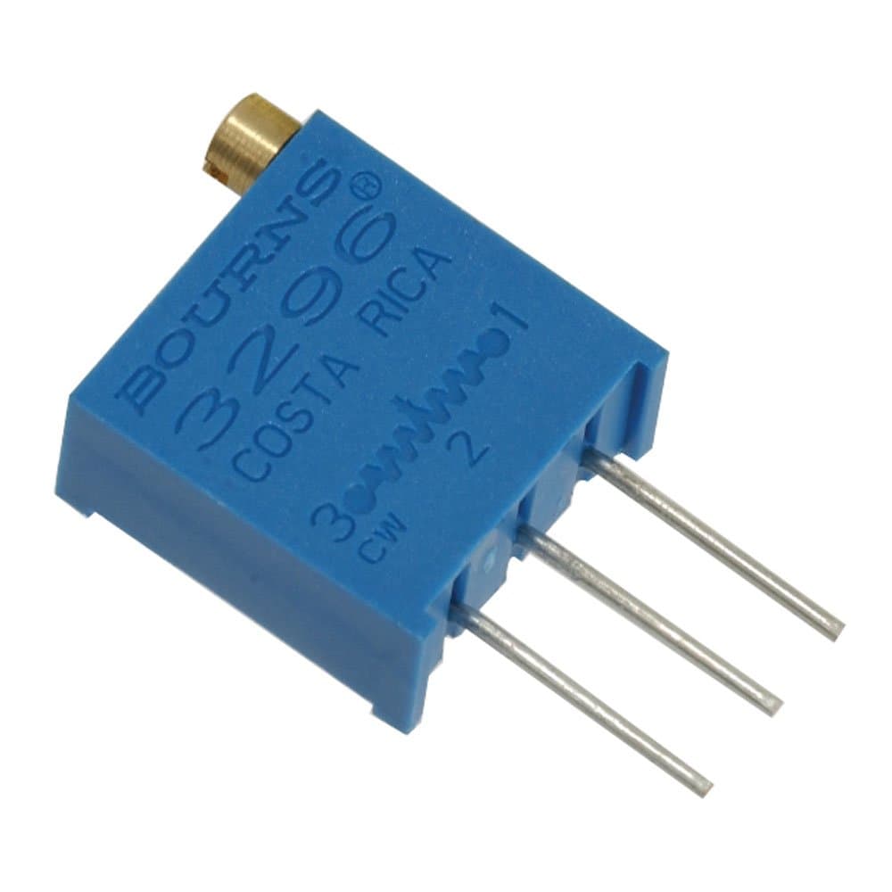 Spectrol 3296W-1-100/64W/364W Cermet Trimmer Potentiometer, 10 Ohm, 25 Turn, 9.53 mm L x 11.55 mm H x 4.83 mm W (Pack of 10)