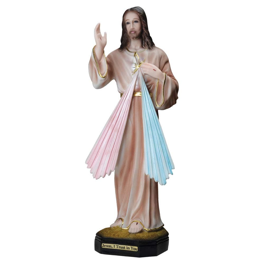 Divine Mercy Indoor Statue 21" Onyx - 30 Day
