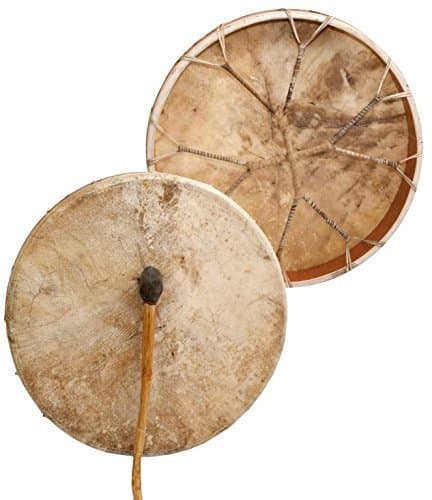Shaman Diameter 50 cm Round of Cowhide Shaman Drum with Drumstick