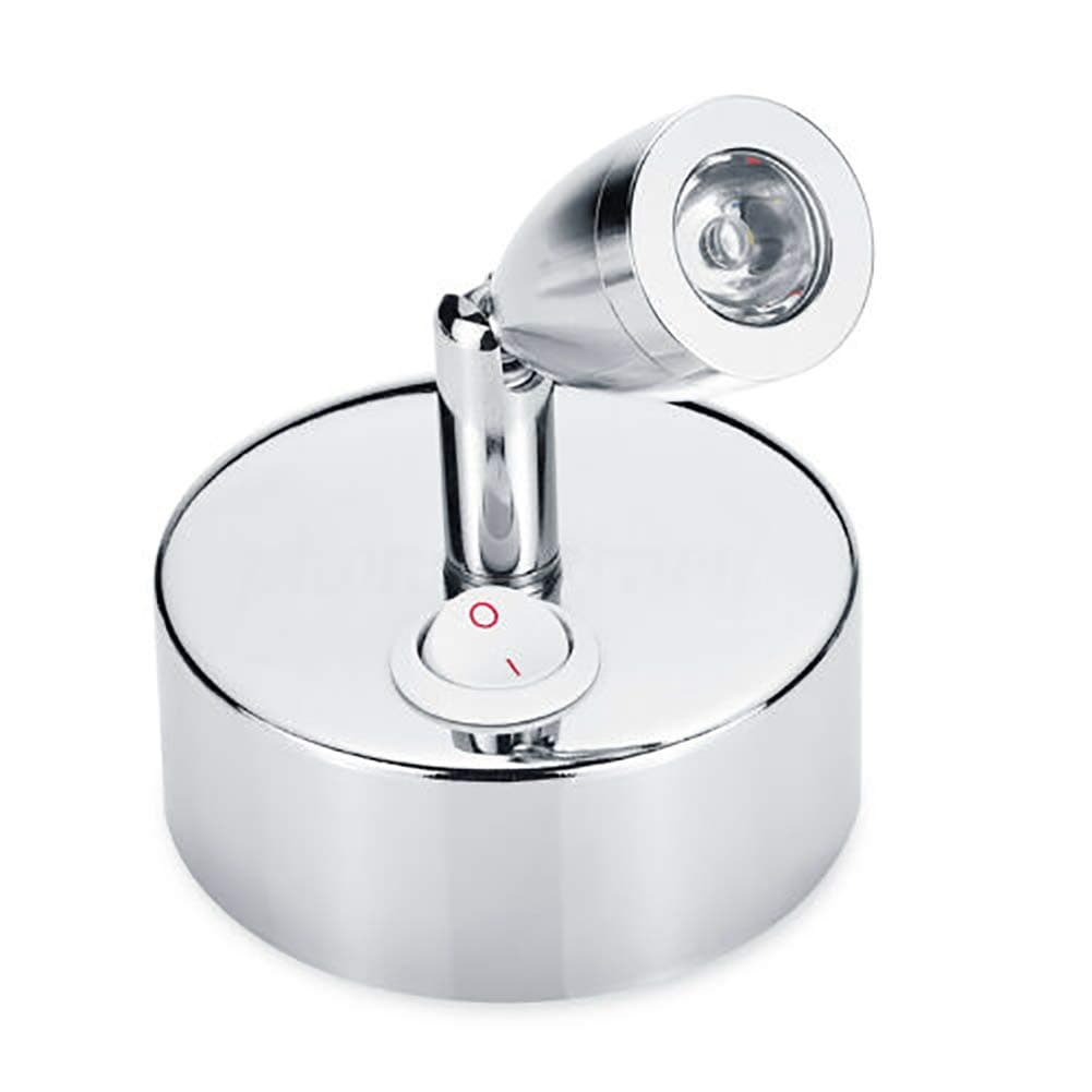 Wireless Spotlight Battery Operated LED Lights, Touch Closet Light, Stick on Wall Hallway Basement Entrance Perfect Adjustable Direction Light for Artwork Decorative