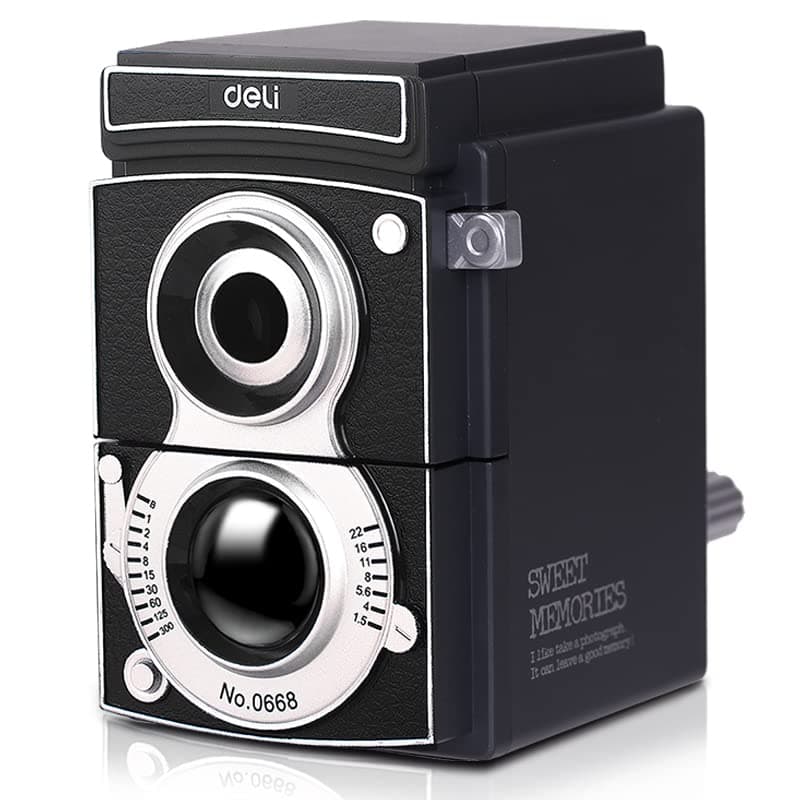Retro TLR Camera Vintage Pencil Sharpener