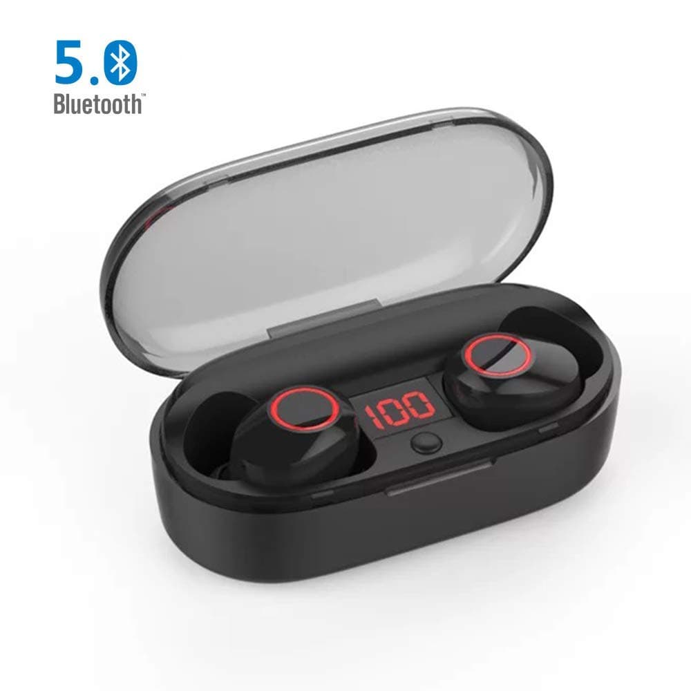 Abeyete Mini Bluetooth headphones true wireless earbud Noise Cancelling in ear headphones Waterproof Wireless Earphones Stereo Headsets with Mic for iOS Android with Charging Box