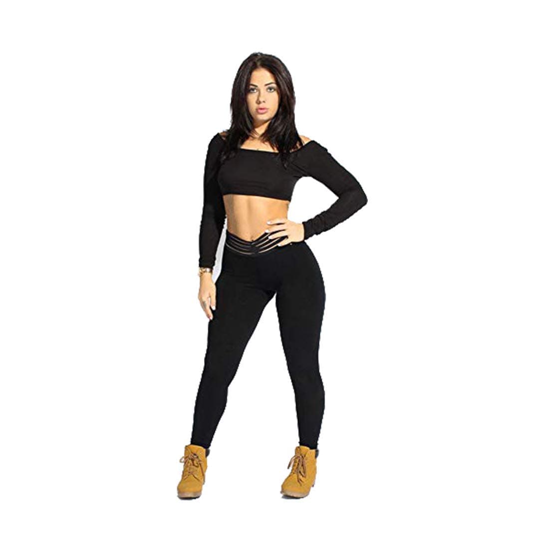 CUTE BOOTY Lounge - Blackout Women’s Leggings Basic Booty Scrunch Butt