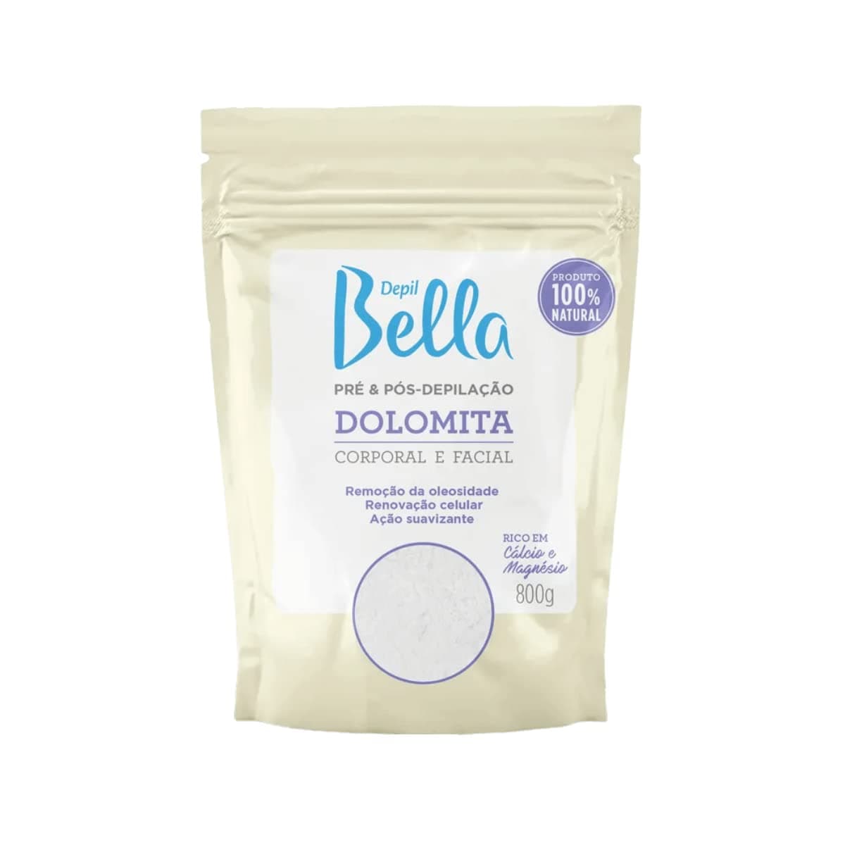 Depil Bella Dolomite Powder for Pre and Post Waxing | Body and Facial | 800g