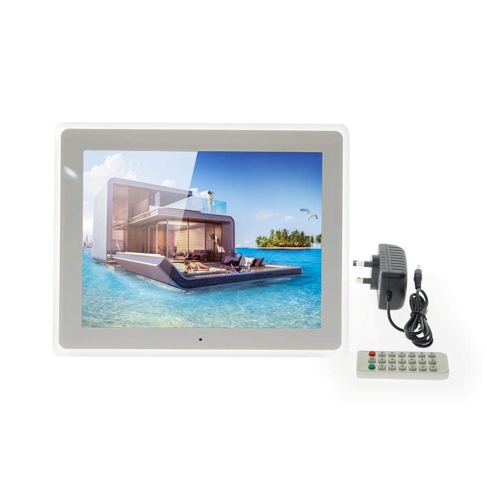 Crony Digital Photo Frame - 12.1in (White)
