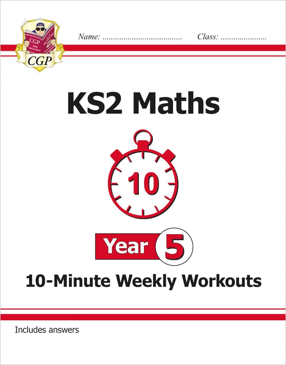 KS2 Year 5 Maths 10-Minute Weekly Workouts (CGP Year 5 Maths)