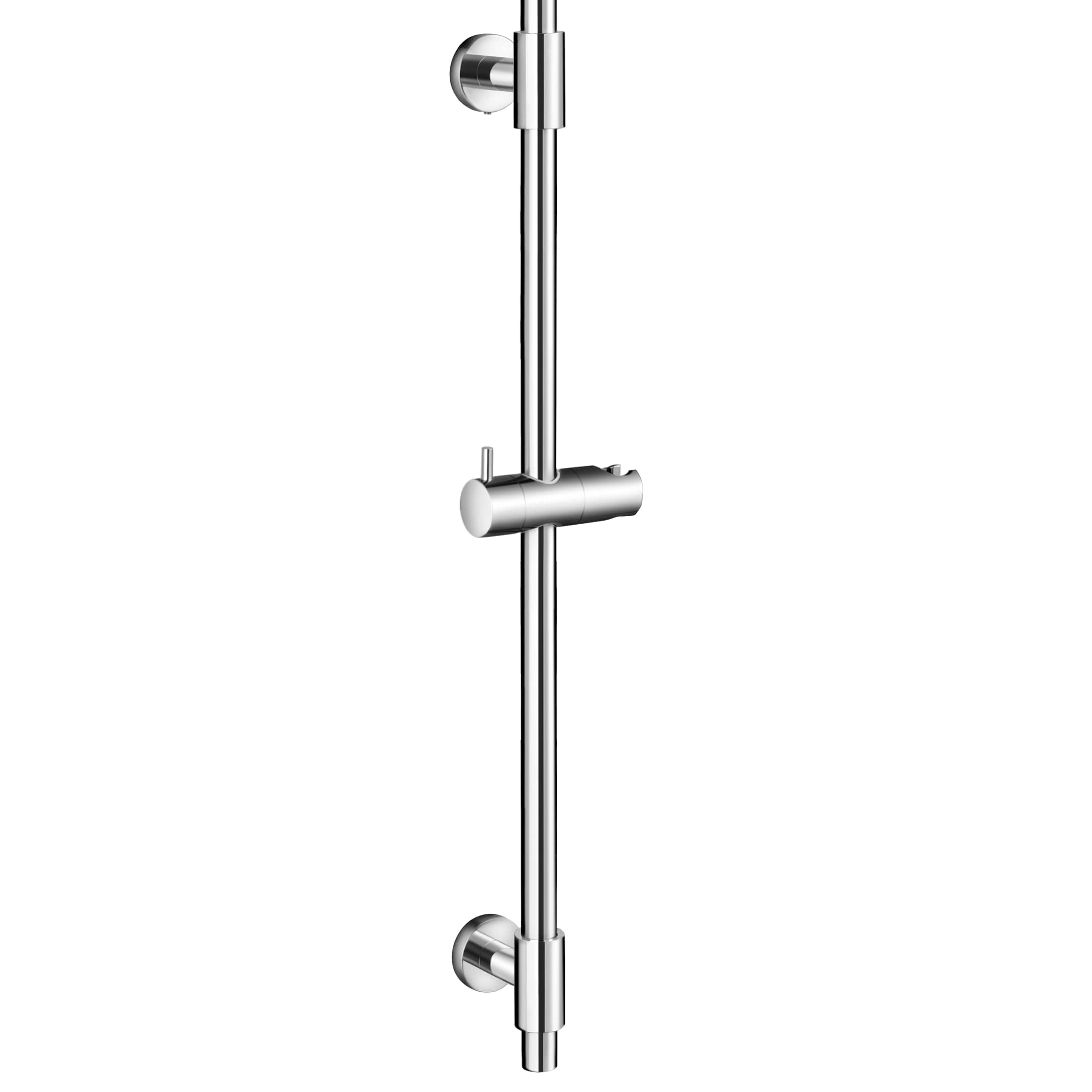 Shower Slider Bar 40 Inches with Adjustable Handheld Shower Head Holder for Bathroom Screw Mounted, SUS 304 Stainless Steel Polished Finish, F209S100DG-PS