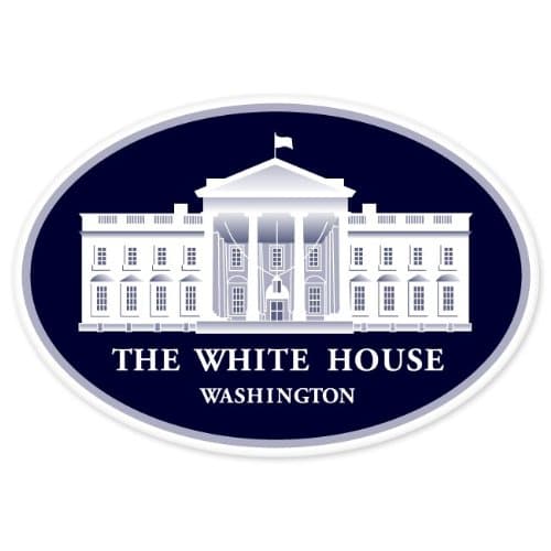 Ride in Style White House Emblem President of United States USA Sticker 5" x 3"