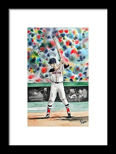 Carl Yastrzemski, Watercolor Print, Boston Red Sox Painting, Watercolor Print ORIGINAL - Open Edition Carl Yastrzemski, Yaz, sports