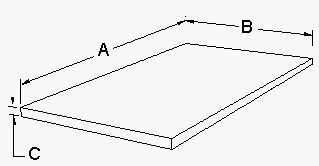 Hot Rolled Steel - HRPO Sheets - Alloy - A36 - 18ga. x 1x5'