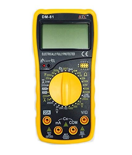 HTC Instrument DM-81 3½ Digital Multimeter Capacitance Diode Transistor and Live Tester by Supreme Traders Supertronics1989