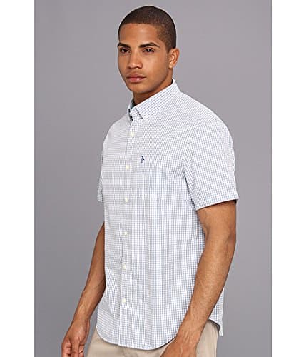 Original Penguin Men's S/s Gingham Woven Shirt