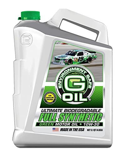 Green Earth Technologies 1660 G-OIL 10W-30 Ultimate Biodegradable Full Synthetic Motor Oil - Case of 3/5.1 Quart Jug
