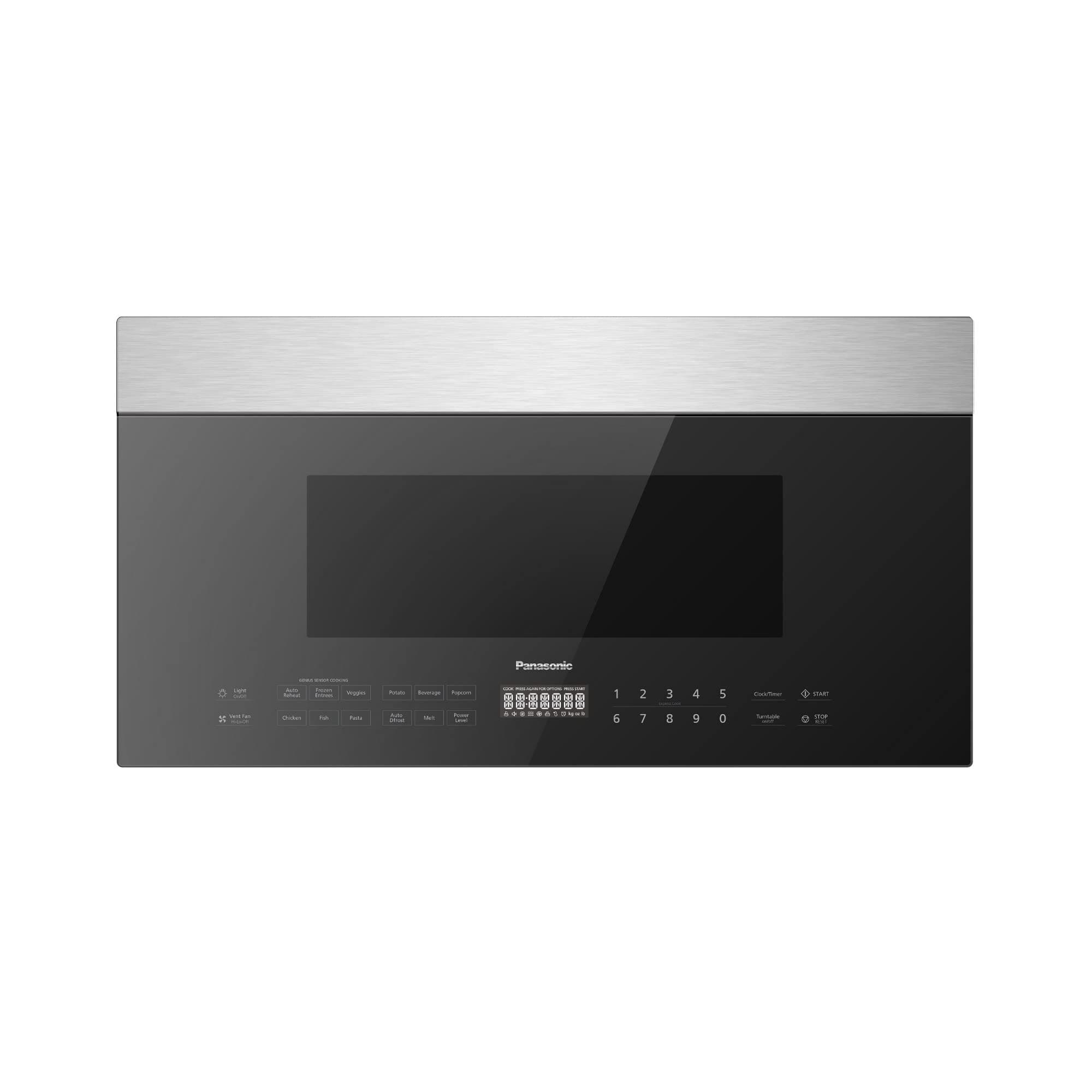 NN-SU158S 1.9 Cu. Ft. Over-the-Range Microwave Oven with Static Touch Control and Smoky Glass