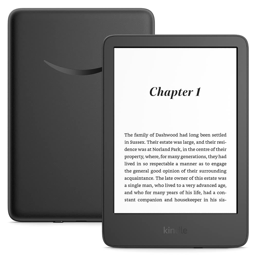 Certified Refurbished Kindle (2022 release) | The lightest and most compact Kindle, now with a 6", 300 ppi high-resolution display and double the storage, with ads, Black