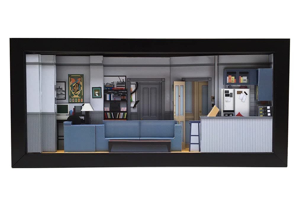 Seinfeld Apartment set shadowbox diorama - memorabilia picture art collector gift