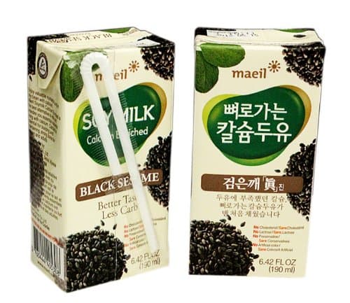 Maeil Soy Milk with Black Sesame, 6 Count (Pack of 12)