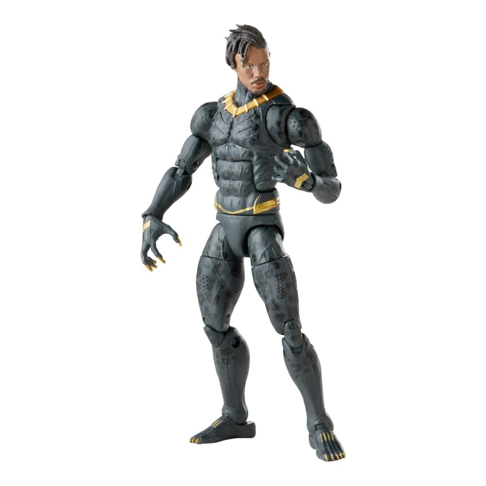 Legends Series Black Panther Legacy Collection Killmonger 6-inch Action Figure Collectible Toy, 5 Accessories