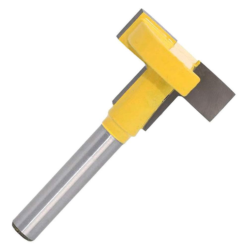 1/4 Inch Shank Straight T Slot Router Bit Set T-Track Slotting Cutter Router Bit Woodworking Cutter Tool