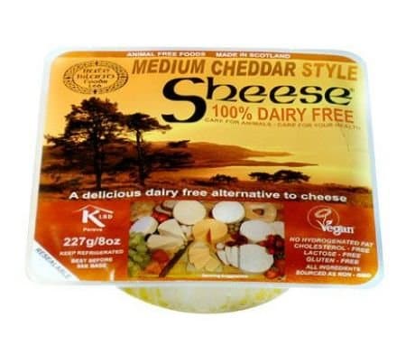 Sheese Vegan Cheese, Medium Cheddar