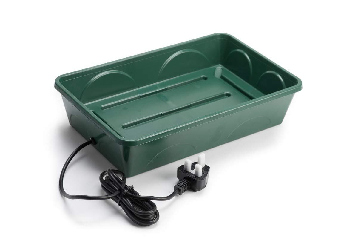 EarlyGrow MPL50035/P Heated Electric Shatter Resistant Medium Propagator for Seed Germination and Growth - 38 x 24 x 20 Centimetres - Green