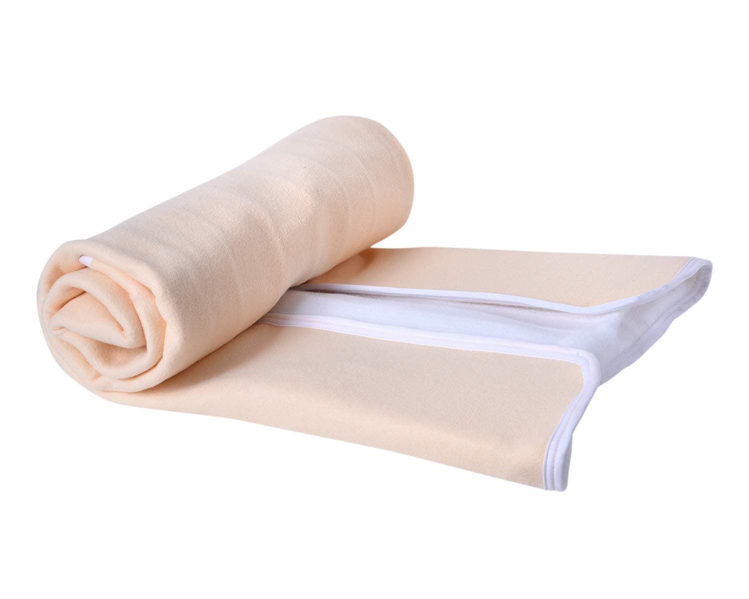 Expressions Polar Electric Bed Warmer - Electric Under Blanket - Double Bed Size (150cms x 160cms) with 3 Heat Settings & Dual Safety Feature with Over Heat Protection - Color: Skin Brown