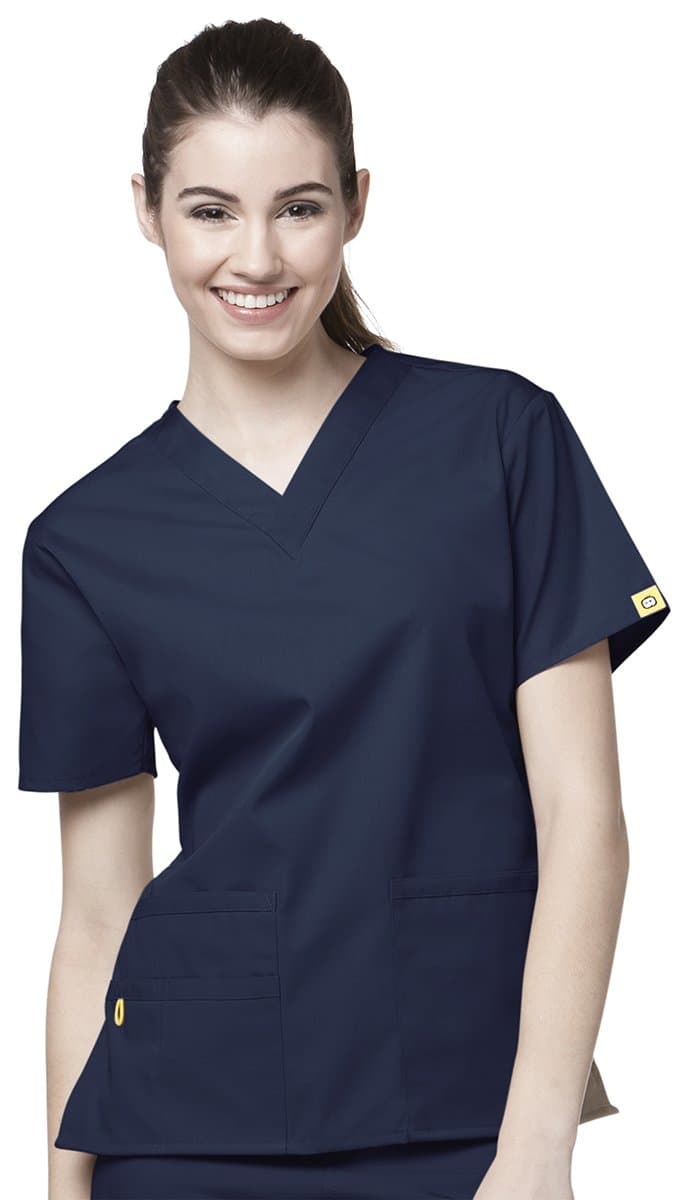 Women's Origins Bravo Scrub Top (Navy, XXX-Large)