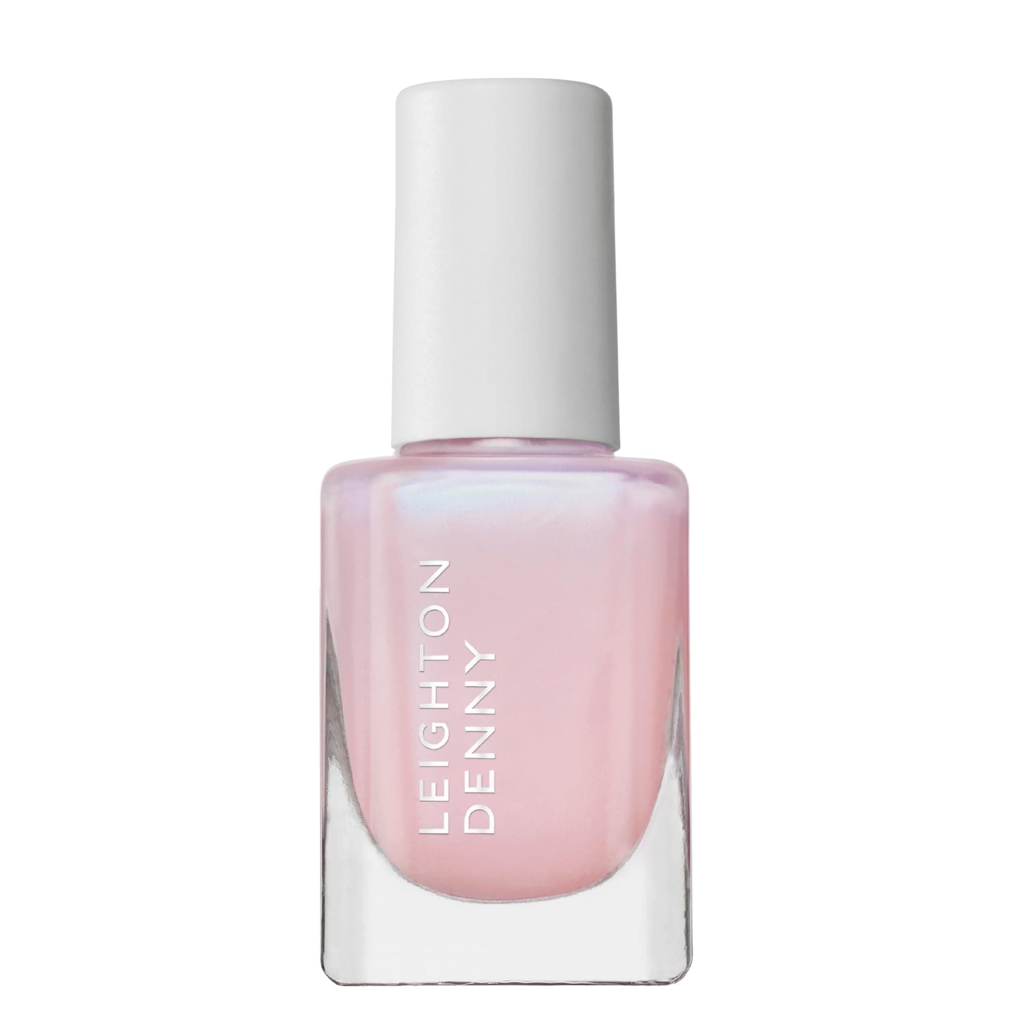 LEIGHTON DENNY Nail Illuminator Blush Pink | Brightening Nail Polish & Base Coat Treatment | Vegan Plant-Based