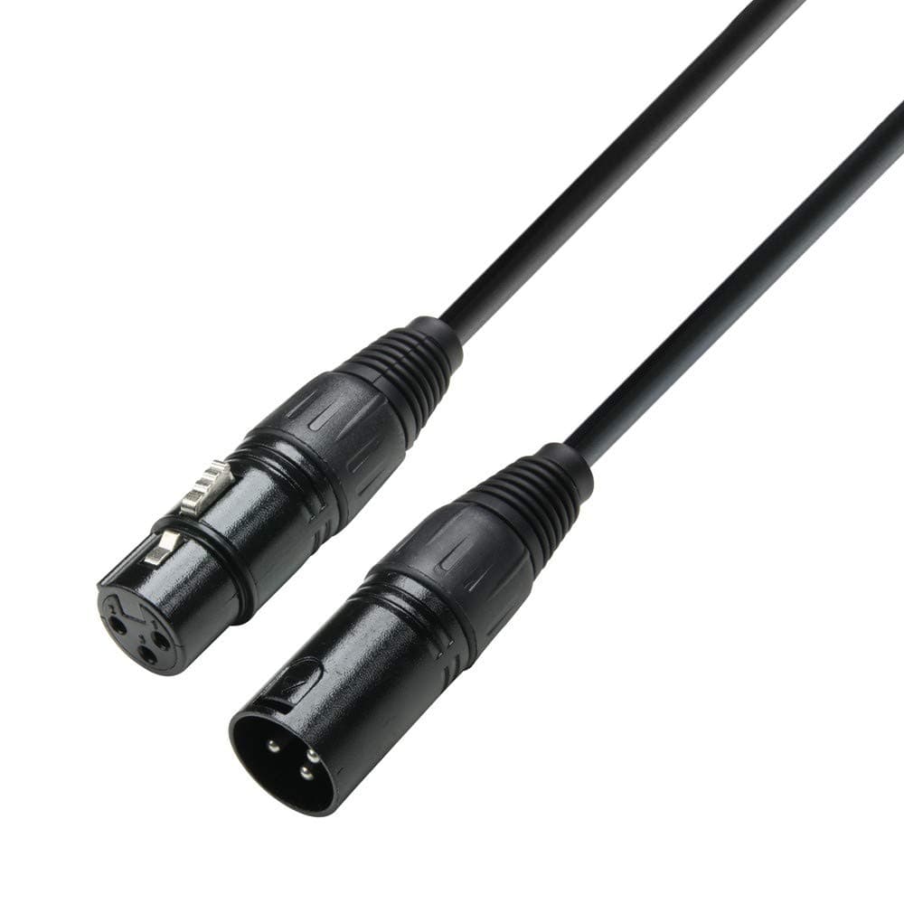 Adam Hall 3 Star Series 6m XLR Male to XLR Female DMX Cable