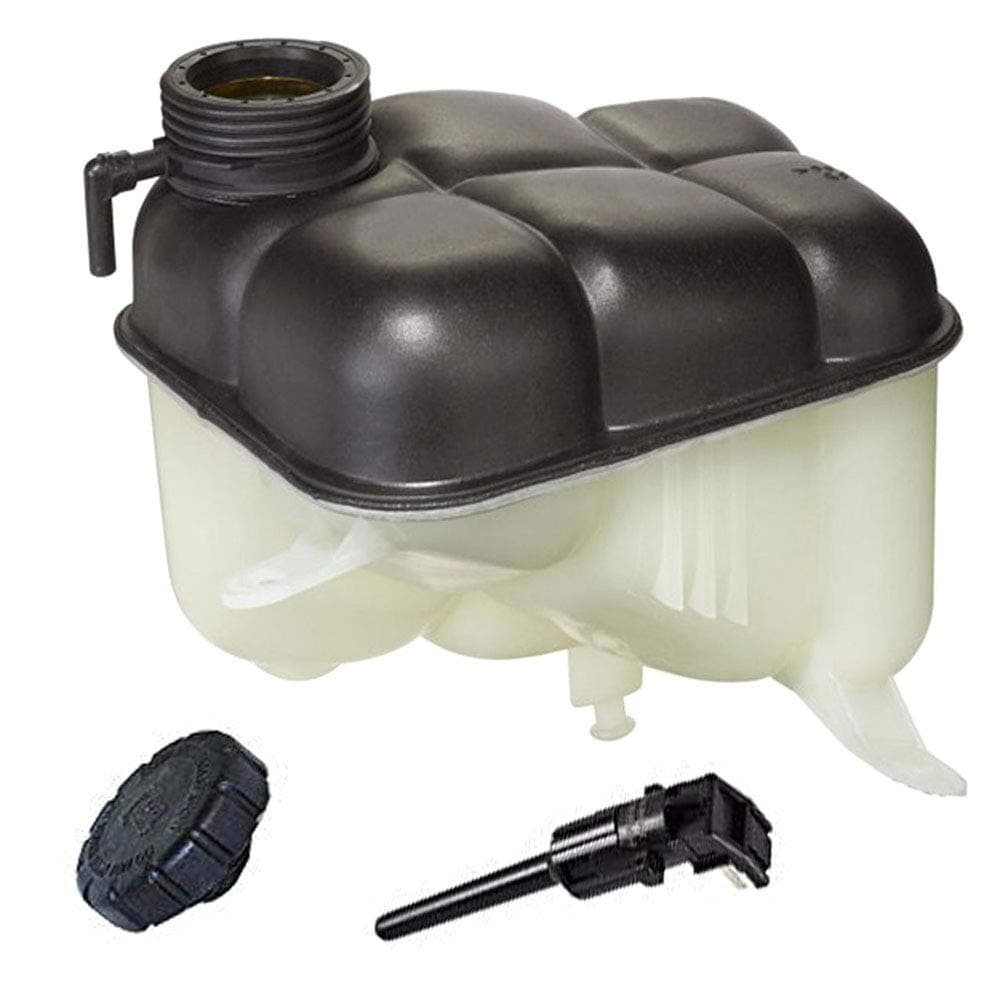 Coolant Reservoir Expansion Tank + Cap + Sensor for Mercedes W140 S320 S420 S500