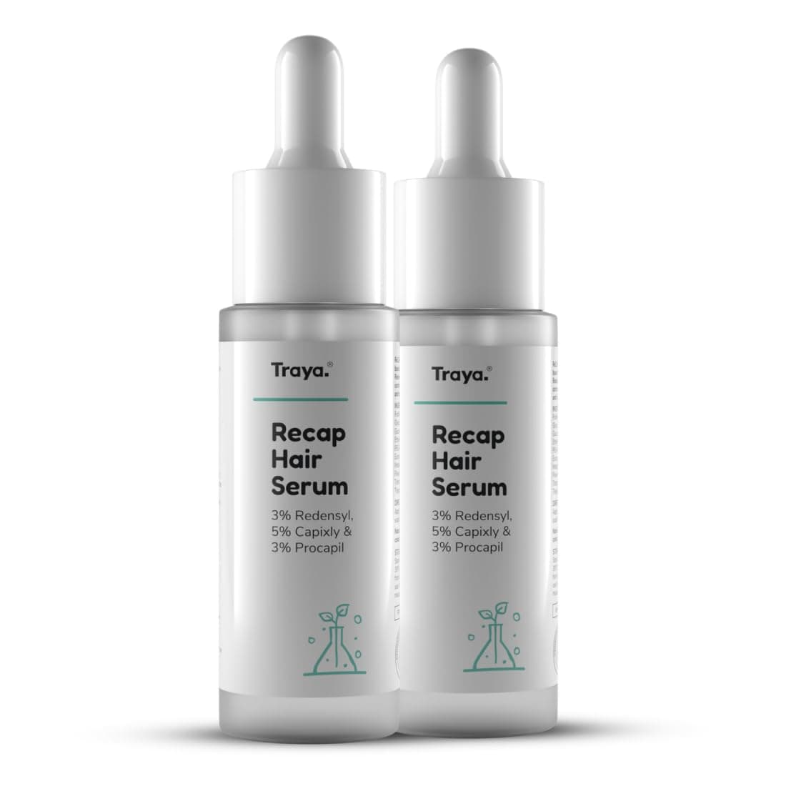 Traya Natural Hair Growth Serum With 3% Redensyl, 5% Capixyl, 3% Procapil For Increasing Hair Thickness, Natural Dht Blocker, For Hair Fall Control & Growth (60ml)
