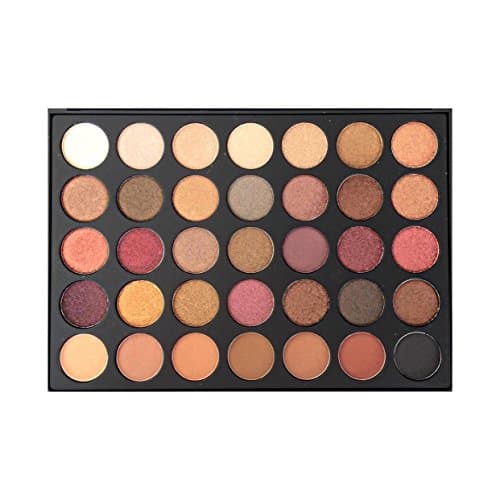 Zelia Milan Pro 35 Color Eyeshadow Makeup Palette Matte Waterproof Vegan (Highly Pigmented) SPICE GIRL 35F