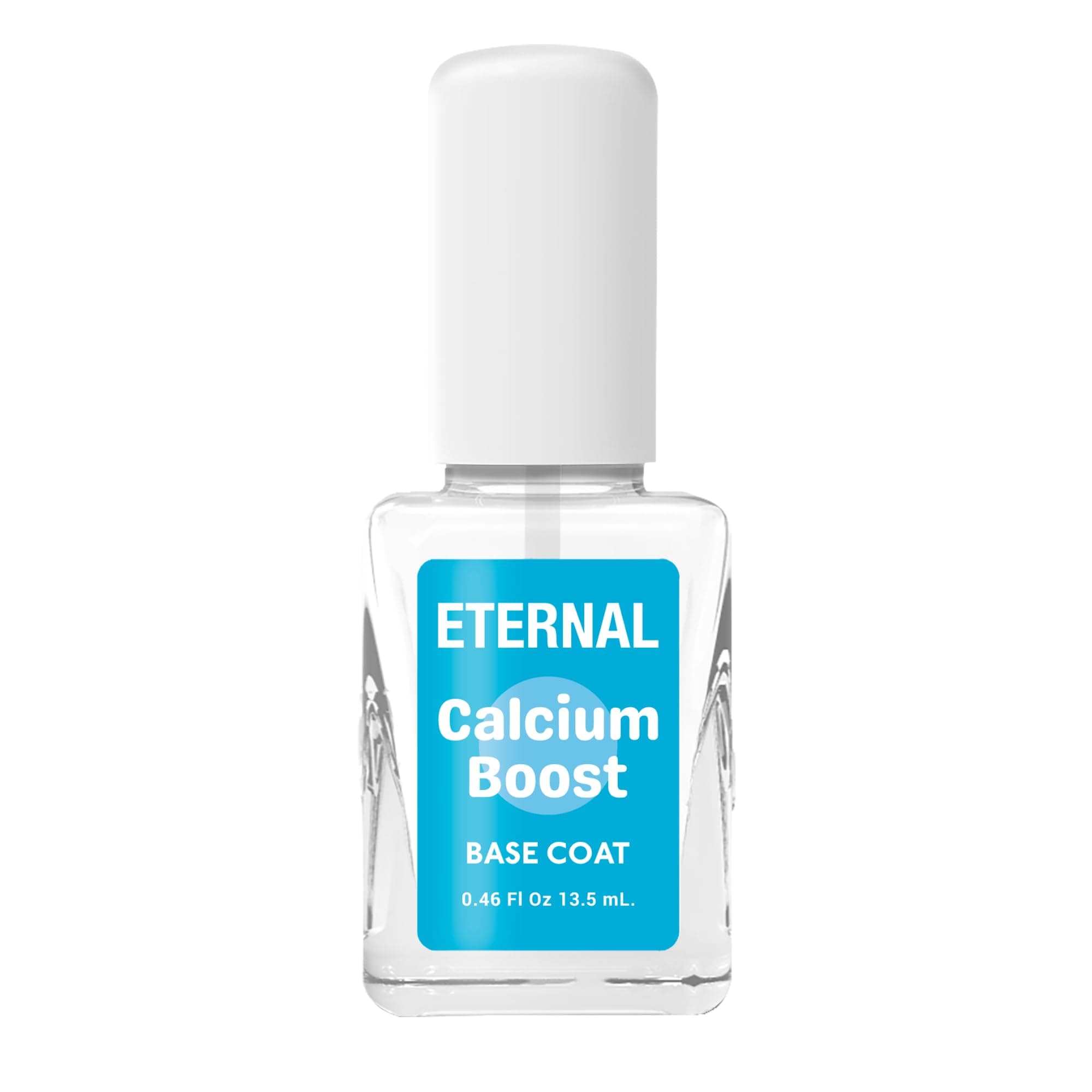 Calcium Gel Nail Builder - 13.5mL Base Coat Nail Polish | Clear Nail Polish for Nail Care & Nail Strengthener for Thin Nails and Growth | Fast Dry Nail Hardener & Nail Growth Treatment, 1 Unit
