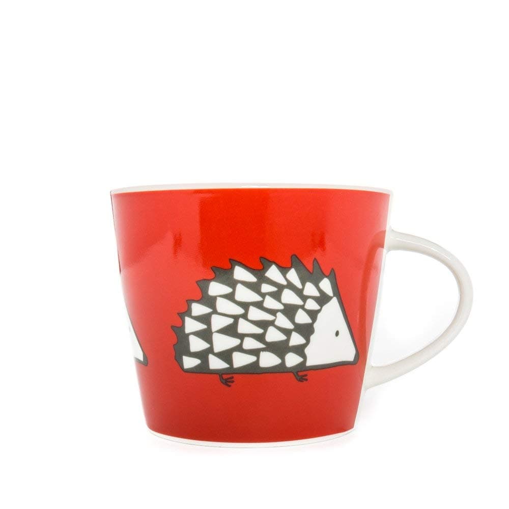 Keith Brymer Jones Collaboration Range - Scion Living Mug Spike Ceramic Mug - Gift Boxed - Red - 350ml