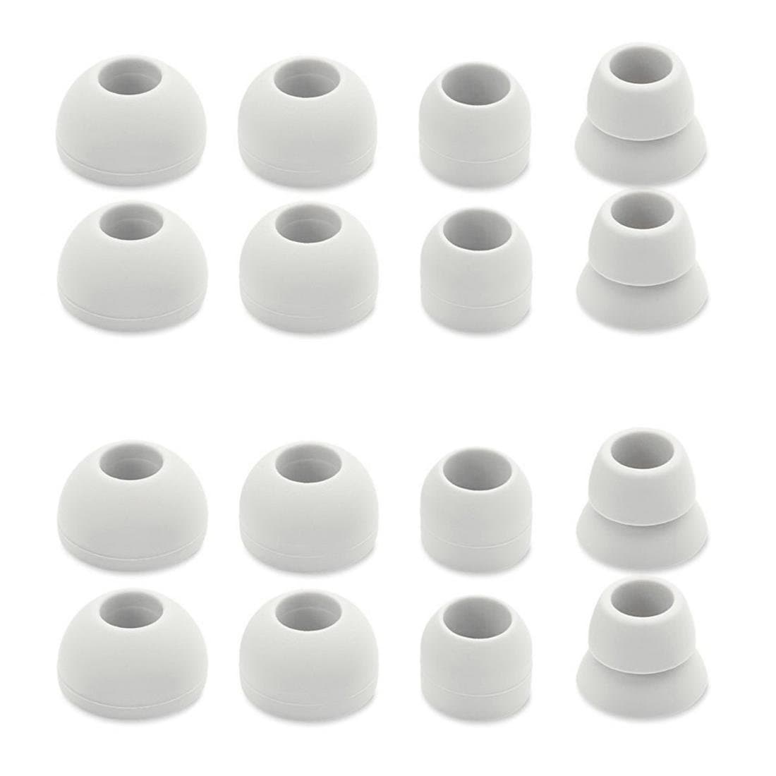 16 Pieces Replacement Earpads Eartips Teemade Earbuds Eargels for Powerbeats 1, Powerbeats 2, Powerbeats 3,Beats Wireless Stereo Earphones by Dr.Dre (Grey)