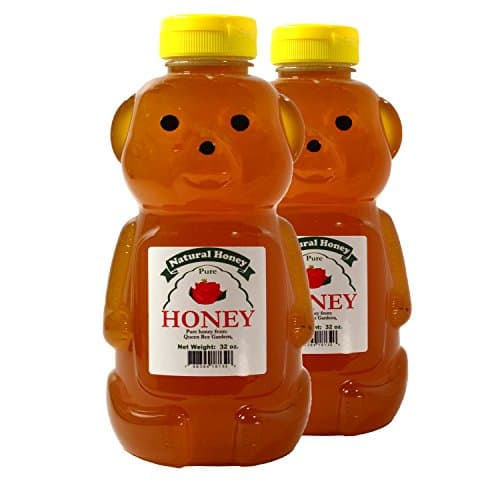 2lb Mild Raw and Pure Natural Clover Wyoming Honey Bear - 2 Pack