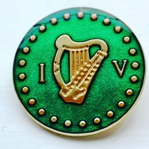 Irish Volunteers Harp Badge Enamel Pin Badge Irish Republican Rebel FlagSuperstore