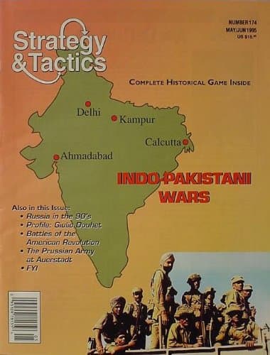 DG: Strategy & Tactics Magazine #174, with Indo-Pakistani Wars Board Game
