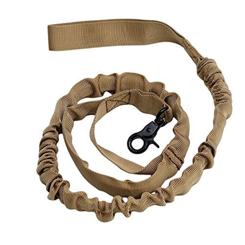 Wolf Warriors Tactical Dog Leash Tactical Dog Training Bungee Leash with Control Handle Quick Release Nylon Leads Rope